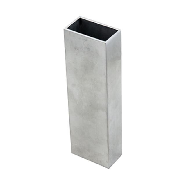 Silver Rectangle Vase