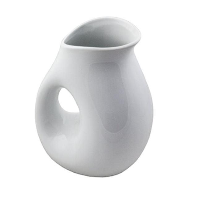 PITCHER- White Opaque