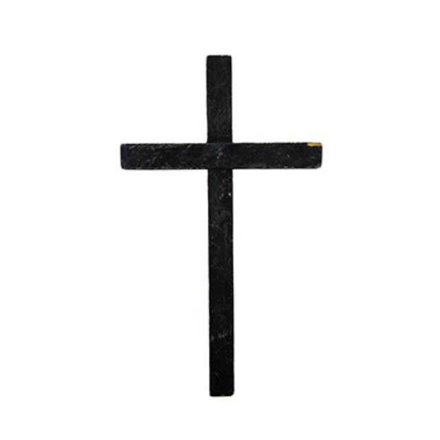 Drk Wood Handheld Cross