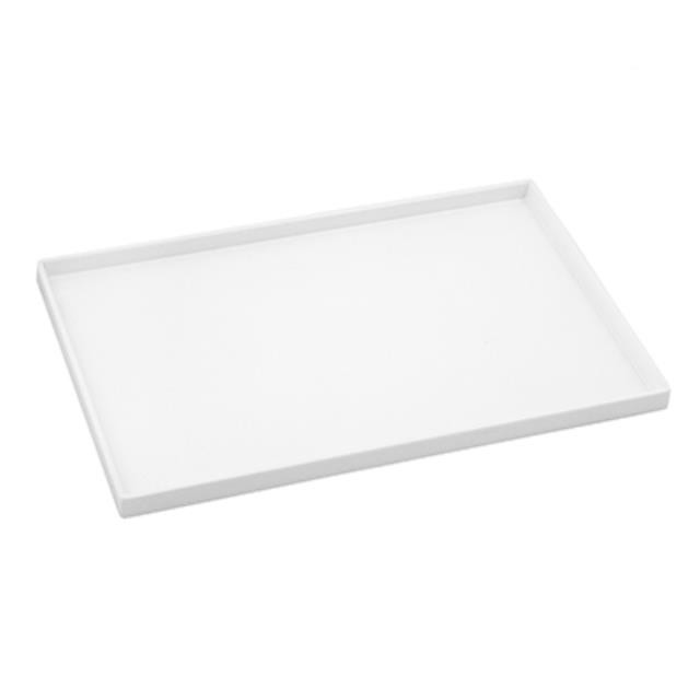 White Lacquer Tray (Rectangle)