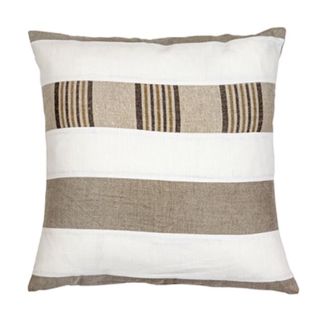 PillowCream Stripe W/Linen