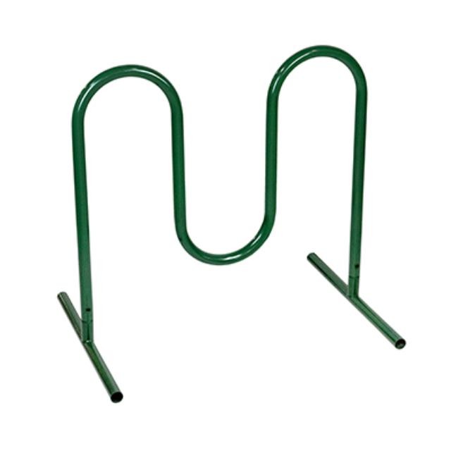 Green Metal Bike Rack