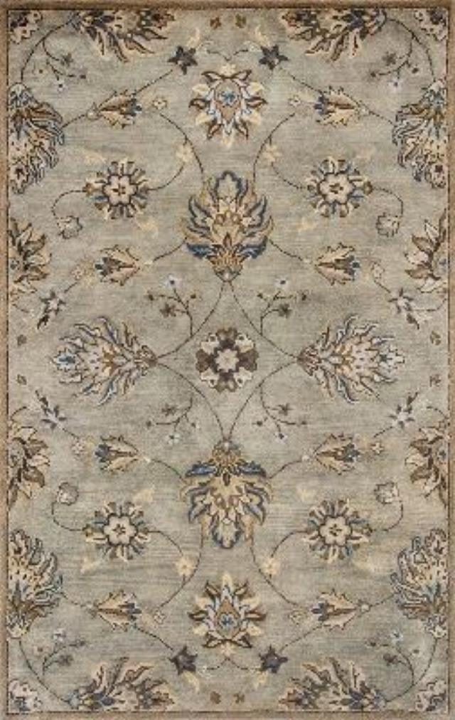 RUG-(5' x 8')Neutral Floral