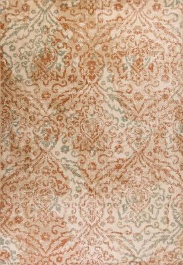 RUG-(5'3" x 7'8')Sand Color Floral