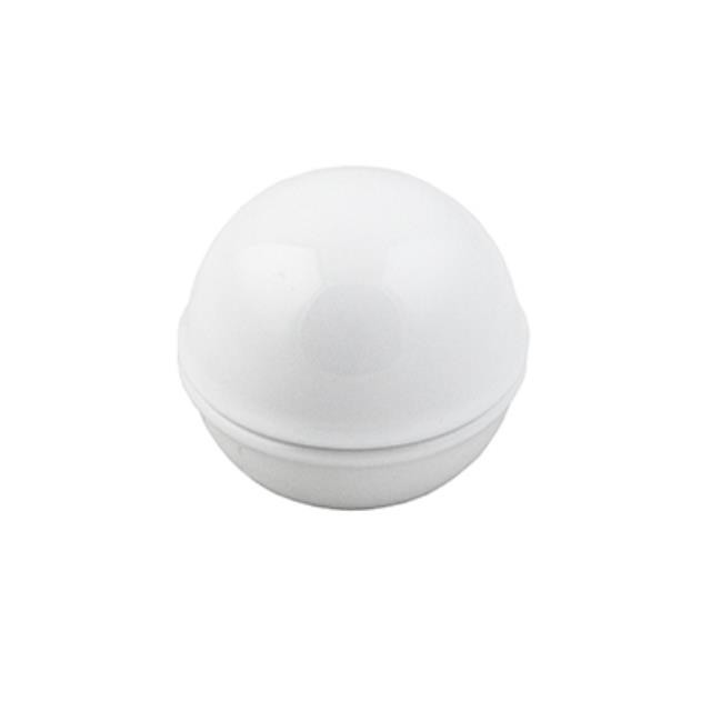 White Ceramic Round Container