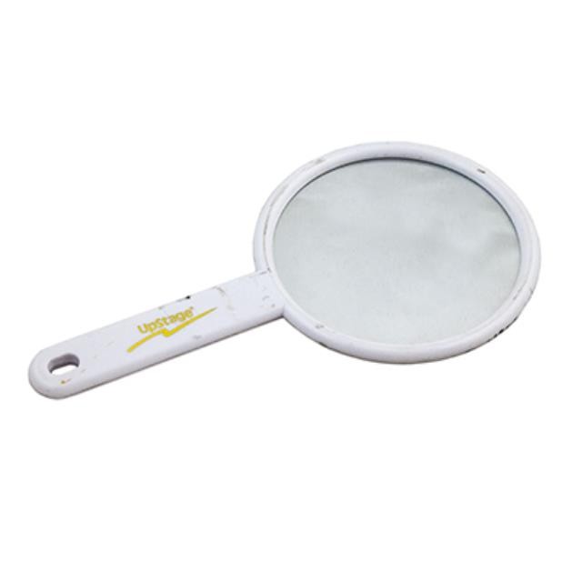 White Round Hand Mirror