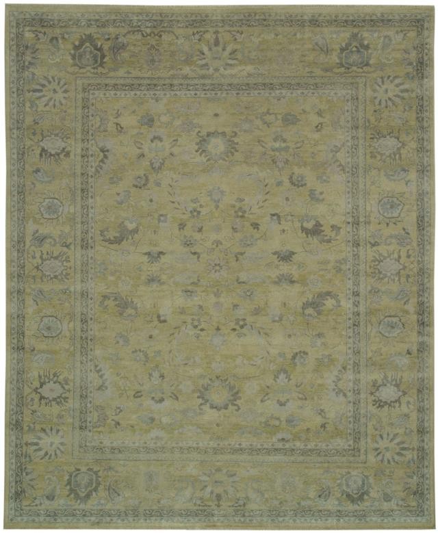 Persian Rug-Gold/Grey Floral