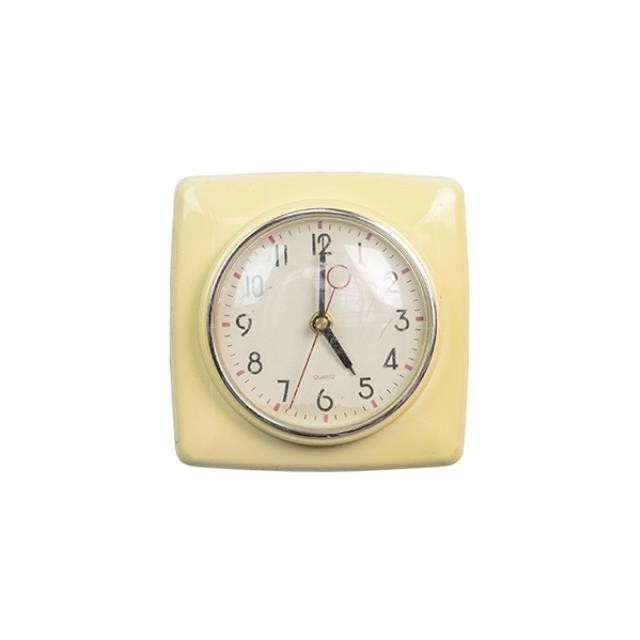 Vintage Beige Wall Clock