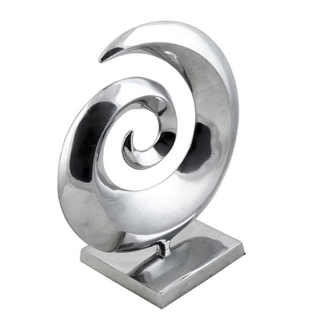 Silvertone Circle Sculpture