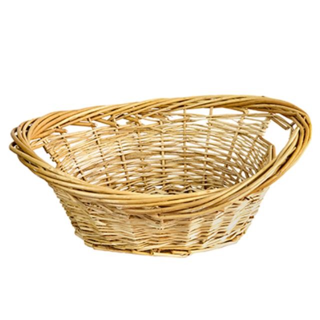 Natural Wicker Washing Basket