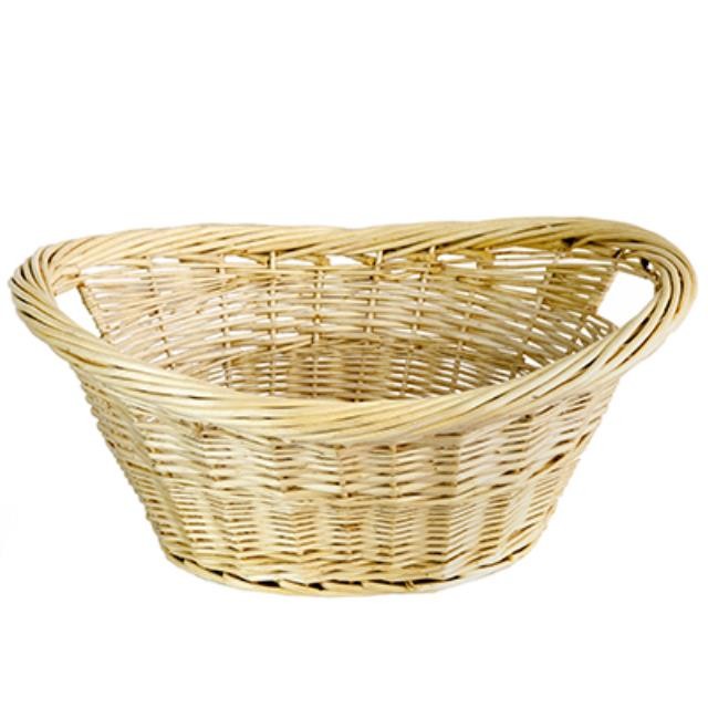 Natural Wicker Washing Basket