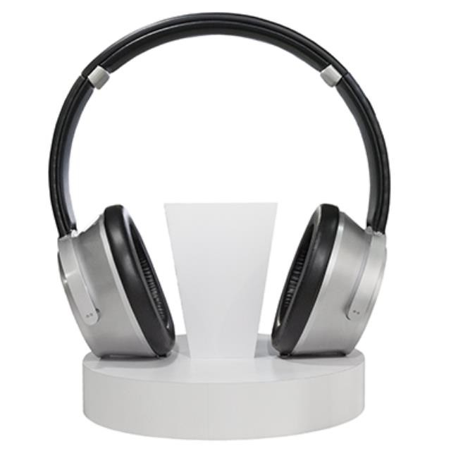 Blk/Silver Headphones DJ Booth