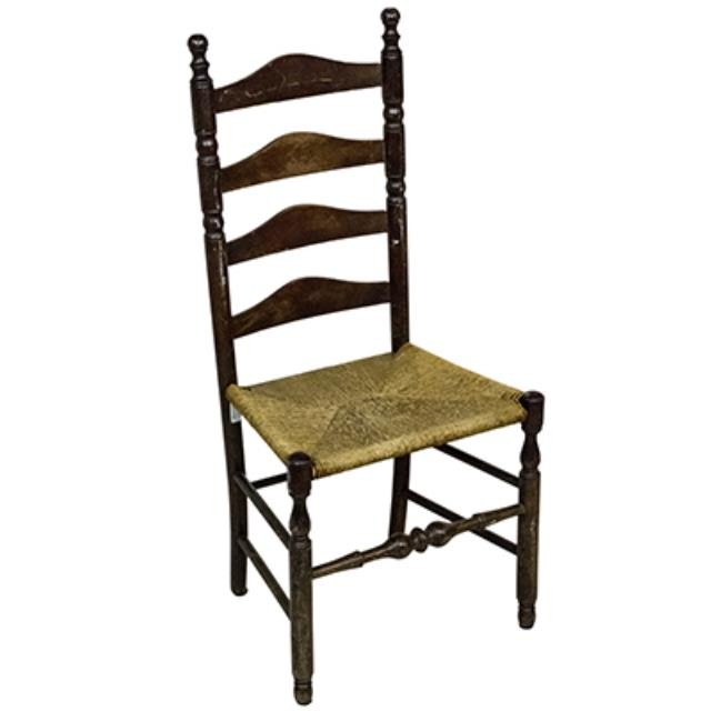 Ladderback Chair W/Straw Seat