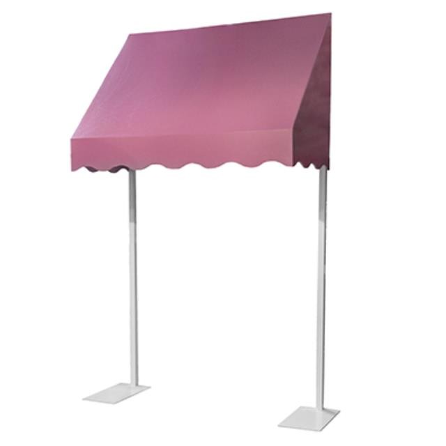 Pink Awning W/White Base