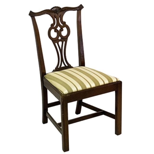 Side Chair/Sq Back/Frett Work