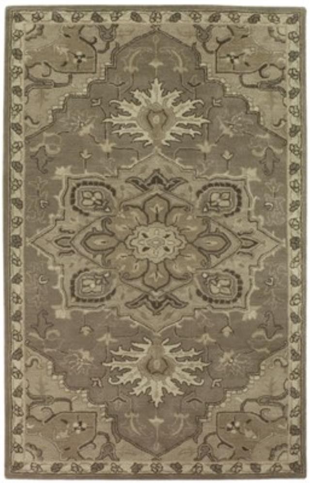 Floral Medallion Rug/Grey Brwn