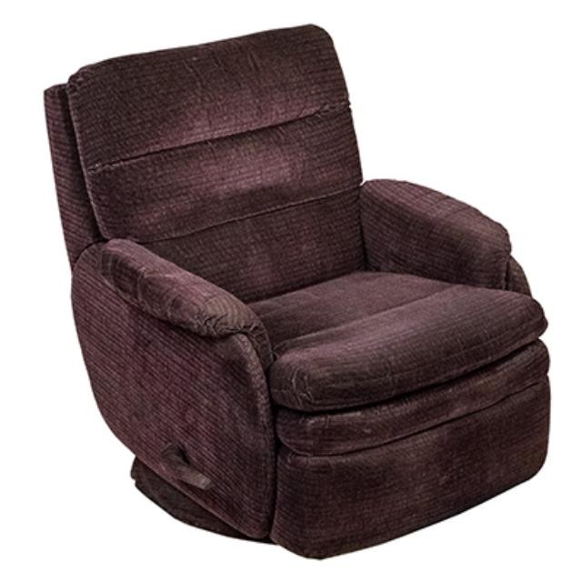 CHAIR-Club/Violet Plush Fabric