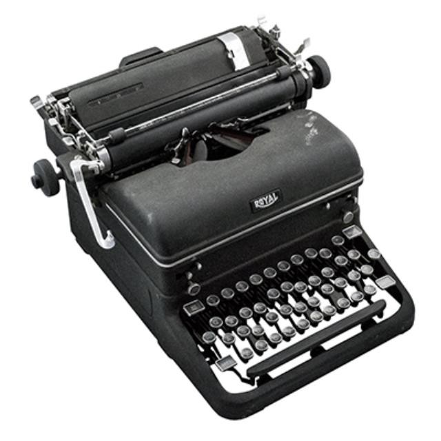 TYPEWRITER-Vintage Royal-Black W/Black Keys