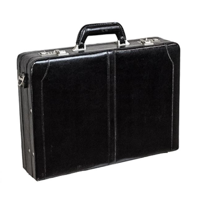 BRIEFCASE-Black Executive W/Gold Accents