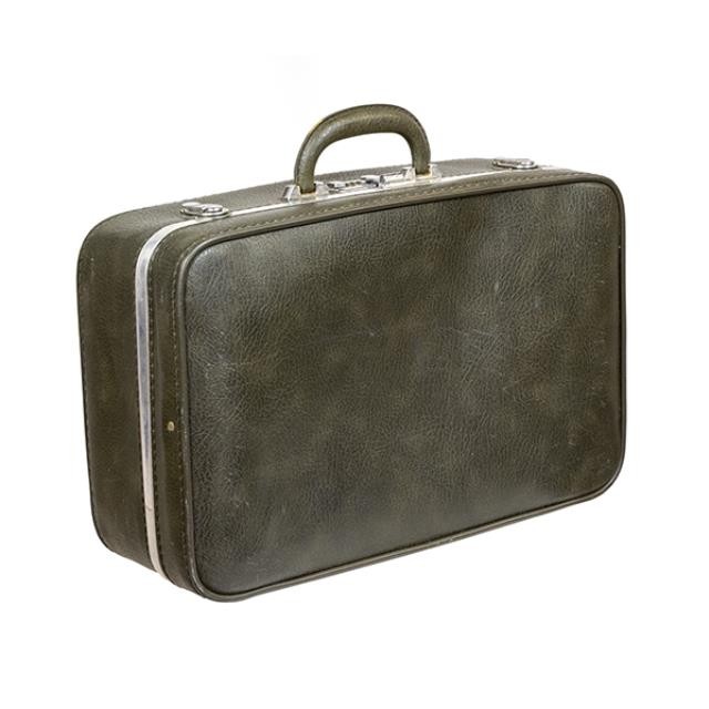 SUITCASE-Dark Green Medium "Hercalyte"