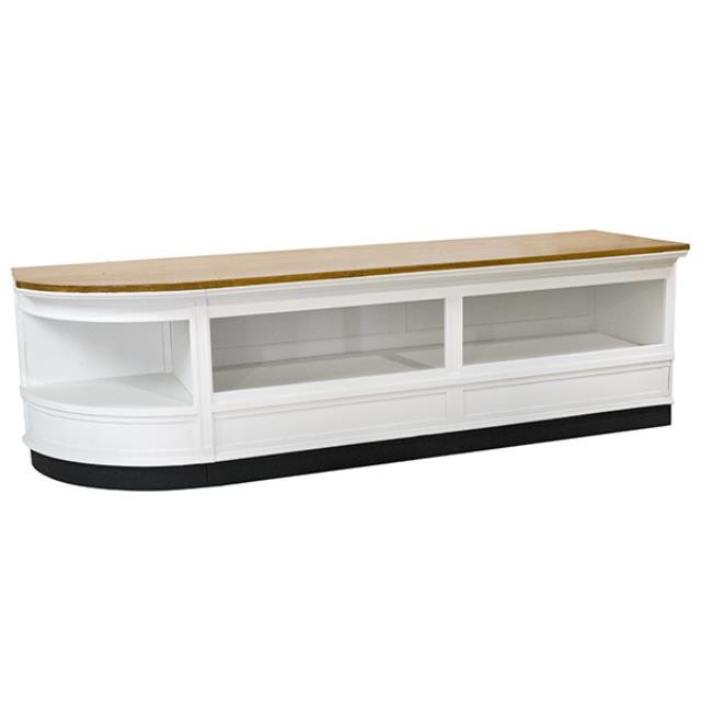 Hamptons Bar-LAF Corner Counter W/Shelf