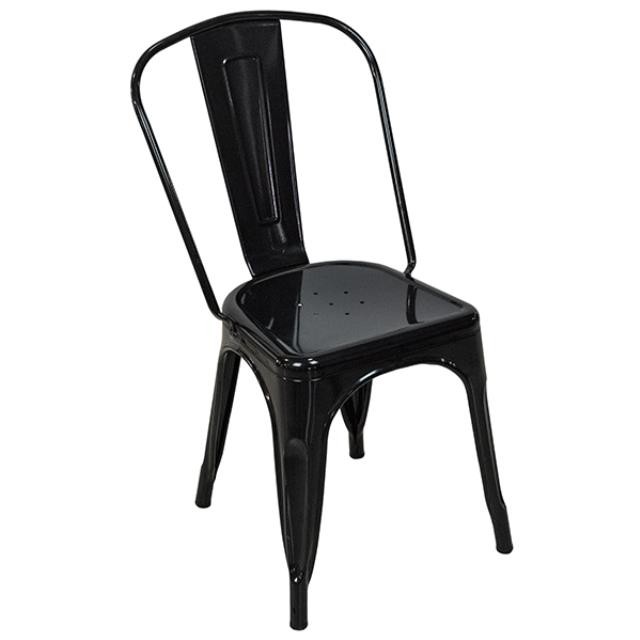 SIDE CHAIR-Black Elio Metal Chair