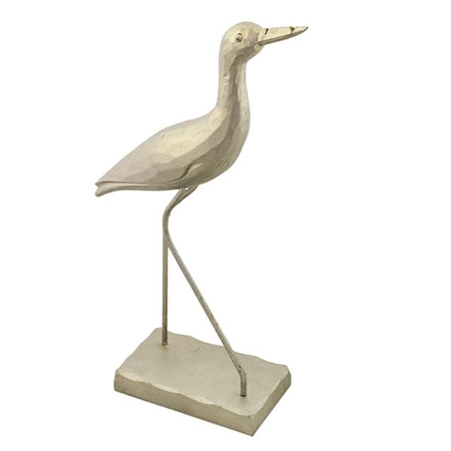 FIGURINE-Brushed Gold Bird W/Small Beak