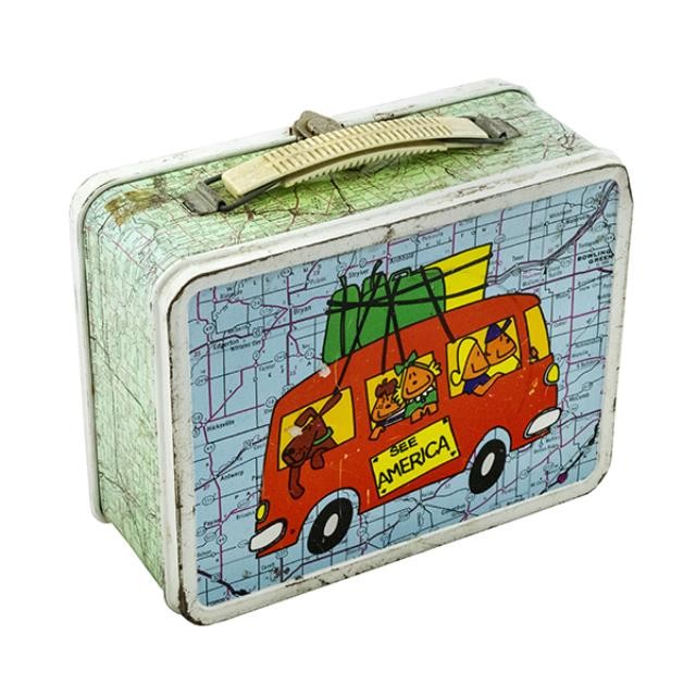 LUNCH BOX-Vintage/See America