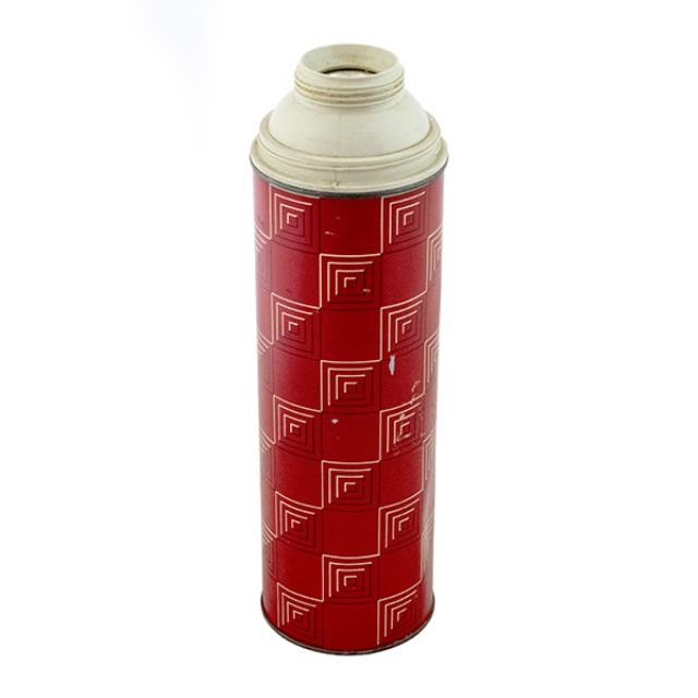 THERMOS-Red, Black, & White Check Pattern