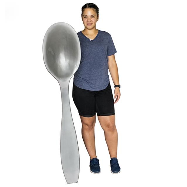 Giant Silver Spoon