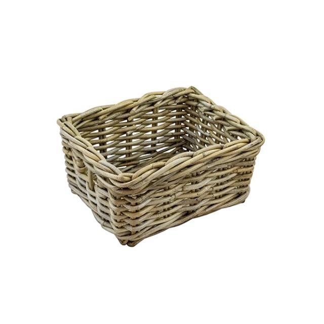 BASKET-Woven Twig-Rectangle