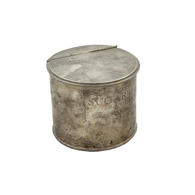 SUGAR BOX-W/LID-Silver-Plated