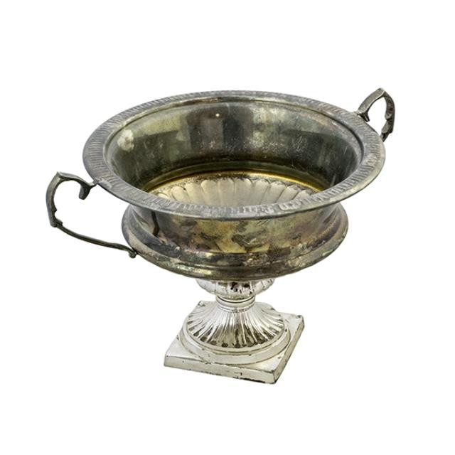 BOWL-SilverPlated-2Handle-Pedestal-Base