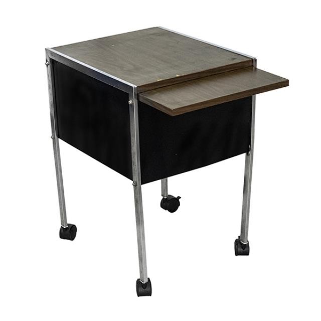 DESK-Little Rolling Desk W/Side Extension