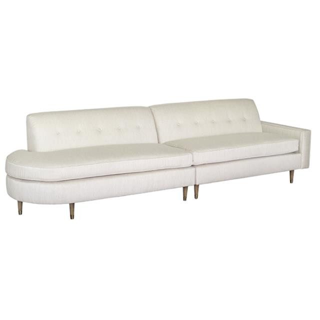 LAF CHAISE-Tight Back W/Single Center Tuft