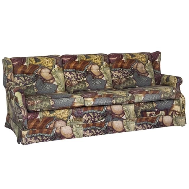 SOFA-Large Earthtone Print/3 Seat