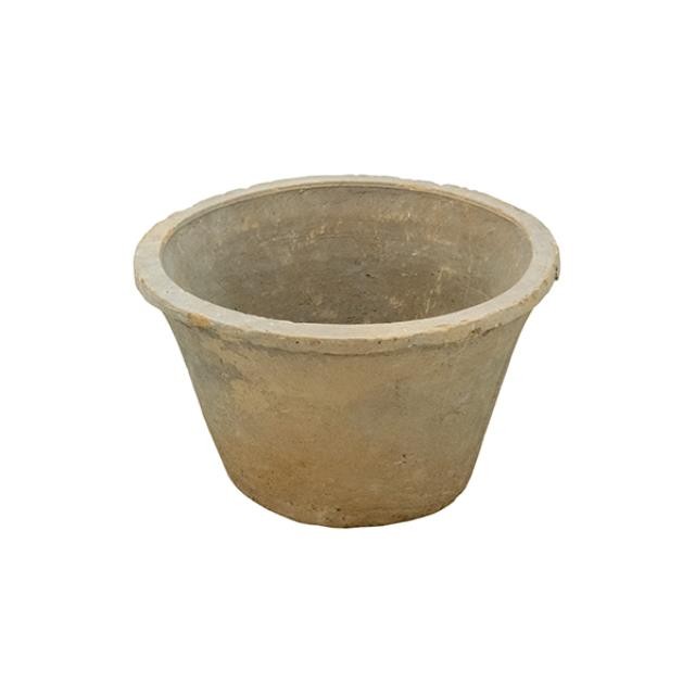 FLOWER POT-Distressed Terracotta 7.75"D