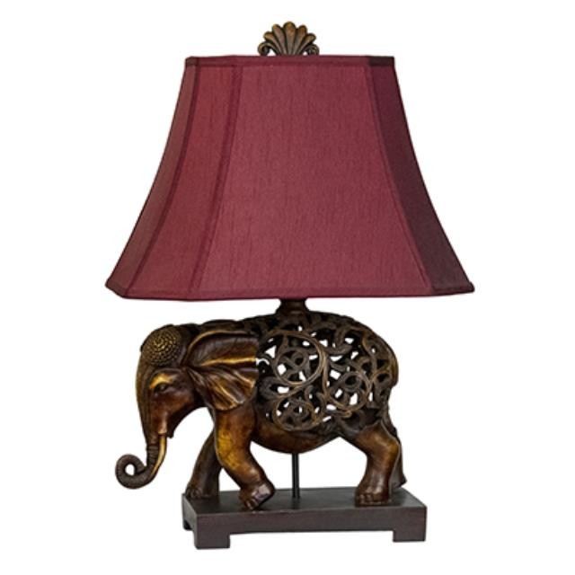 TABLE LAMP-Cutout Elephant