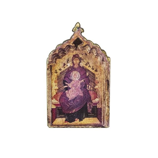 PLAQUE-Religious Old World Madonna W/Child