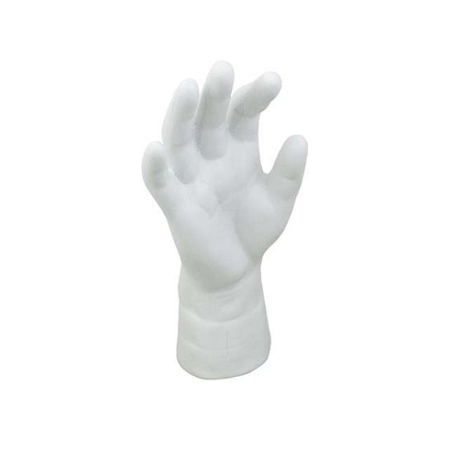 SCULPTURE-White Ceramic Human Hand