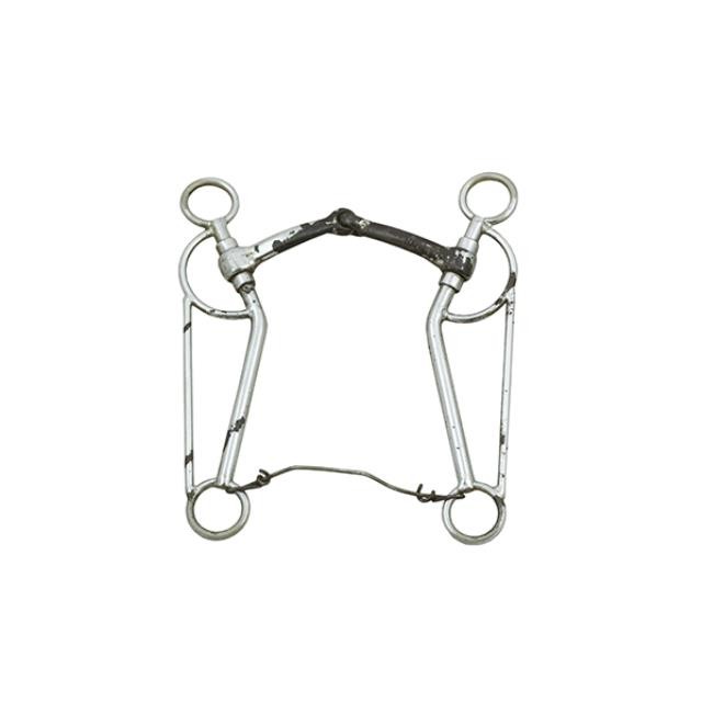 SNAFFLE BIT-Dogbone-Chrome (For Horse)