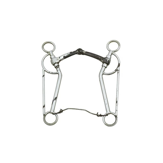 SNAFFLE BIT-Dogbone-Chrome (For Horse)