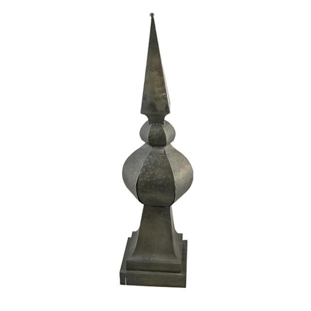 FINAL-Bronze Circle W/Pedestal Base & Pointed Top