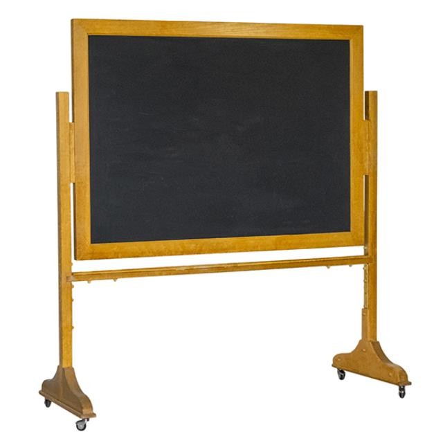 CHALK BOARD-Large Wood Frame on Wheels