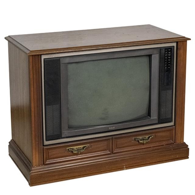 TELEVISION W/Walnut Console