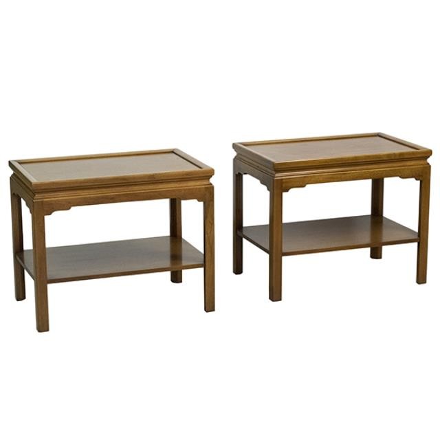 SIDE TABLE-Vintage Stow & Davis Maple