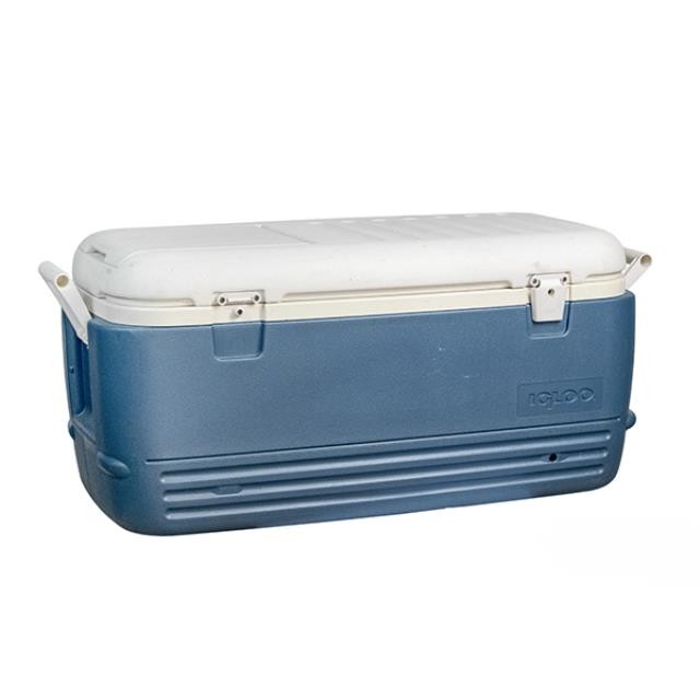 VINTAGE BLUE IGLOO COOLER-Rectangle