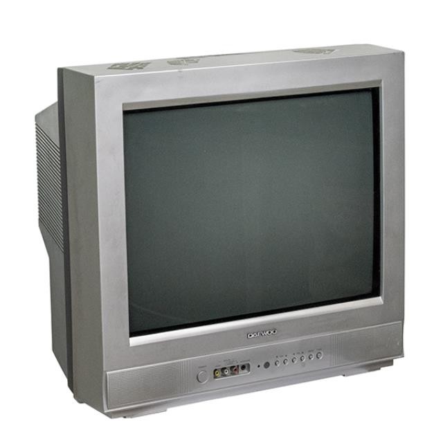 TELEVISION- Vintage Silver "Daewoo"