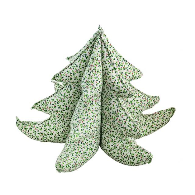 CHRISTMAS-PILLOW-Tree-Mistletoe Pattern