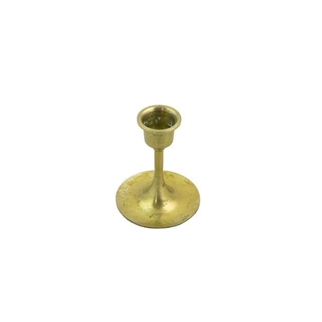 CANDLESTICK HOLDER-Brass-Thin Neck-SM